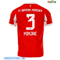 Camisa de time de futebol Bayern Munich Kim Min-jae #3 Replicas 1º Equipamento 2025-26 Manga Curta